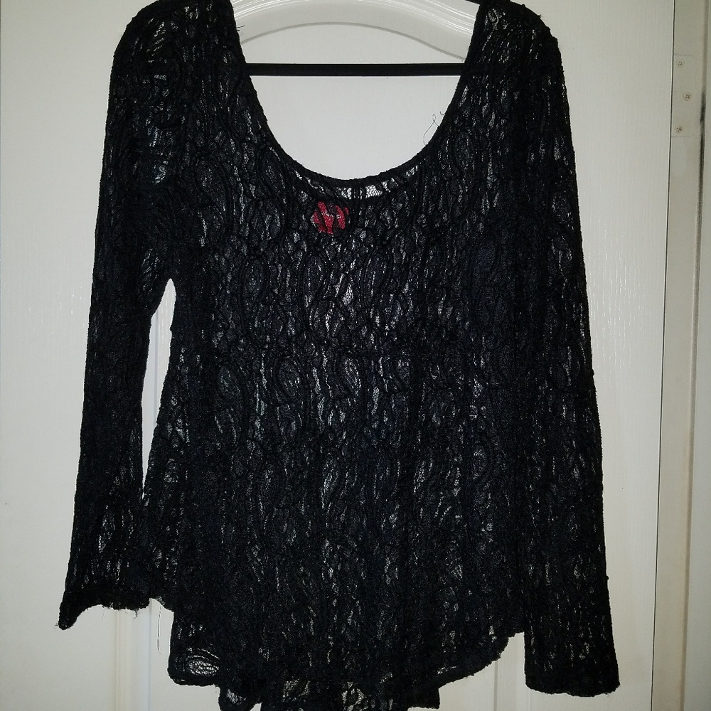 Black Lace Sweater